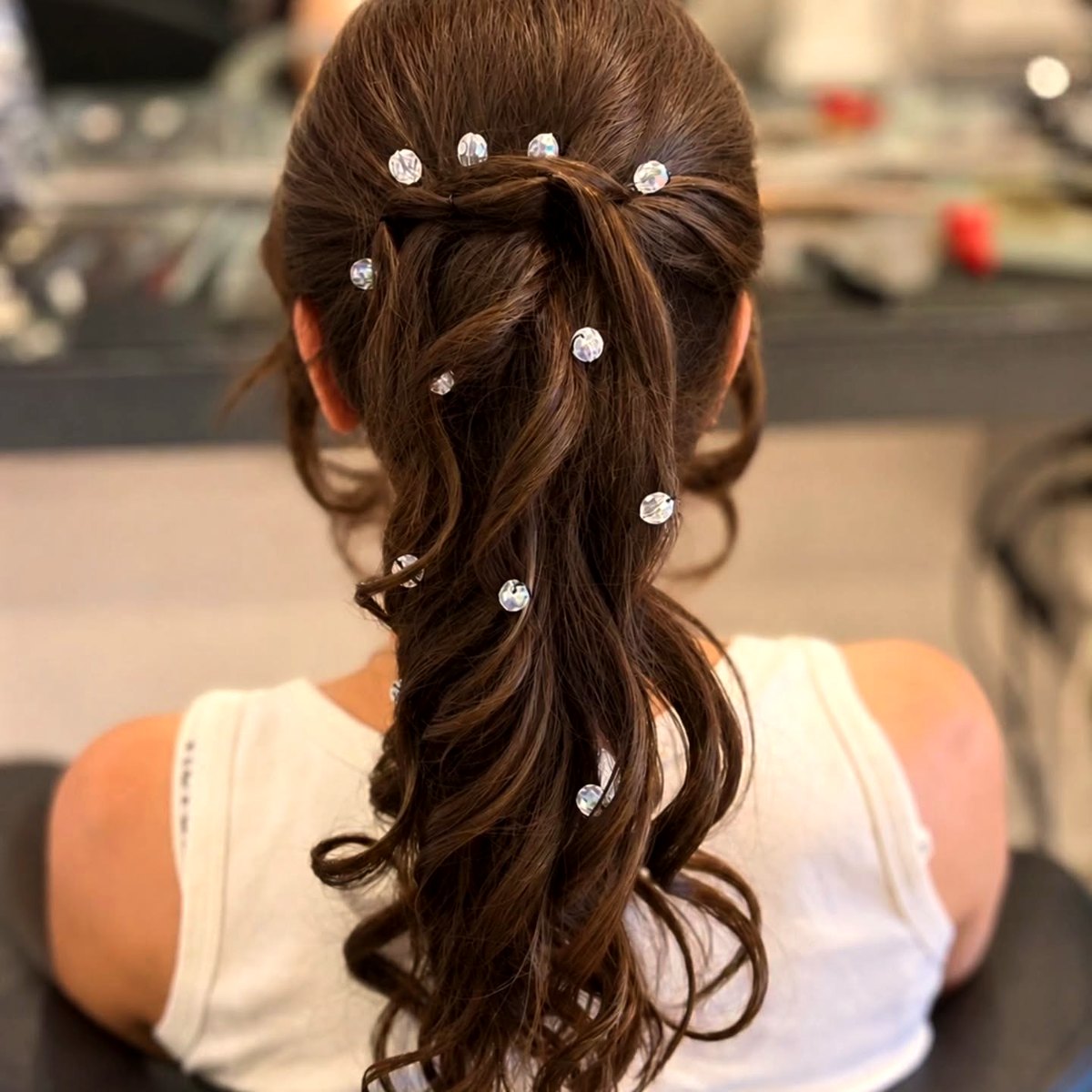 ALEV Kuaför'de özel gün saç modeli